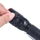 1pc T6 COB Flashlight Zoomable LED 18650 USB Rechargeable Light Lamp TorchAT3C