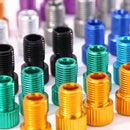 40pcs Bicycle Valve Adapters MTB Road Bike Presta to Schrader Valve Adapter