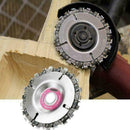 4" Angle Grinder Disc 22 Tooth Chain Saw for Wood Carving Cutting Tools Alloy