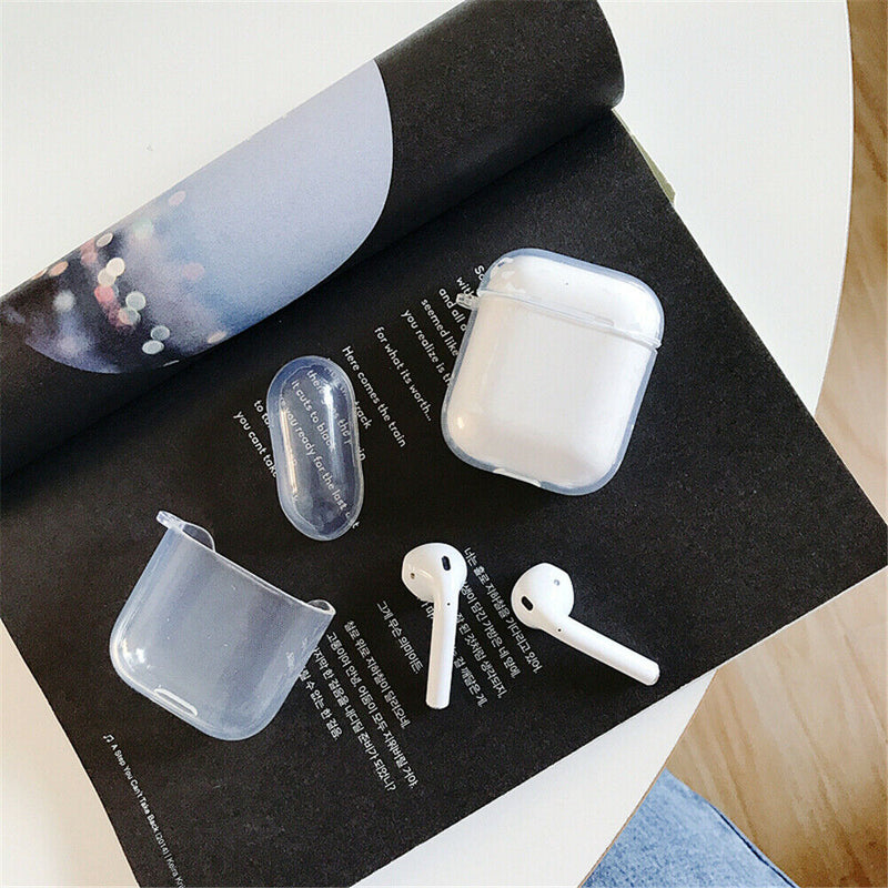 Fashion Soft Clear Case Fits For Airpods 2 Box Protective Cover Anti-scratch
