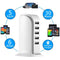 Universal 5 Port USB Wall Travel Charger Desktop USB Hub Charging Station yth