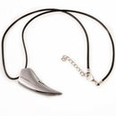 Men Wolf Fang Tooth Pendant Chain Stainless Steel Charms Fashion Necklace ES