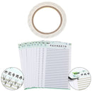 10 pieces 2mm Makeup Eyelash Storage Sticky False Eyelash Paper Card Rol OZ