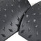 2x Hood Cowl Body Armor Cover Plate Frame Trim fit for Jeep Wrangler Jk 2007-16