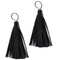 2x Korean Leather Car Handbag Purse Pendant Charm Tassel Keyring Gift Crafts
