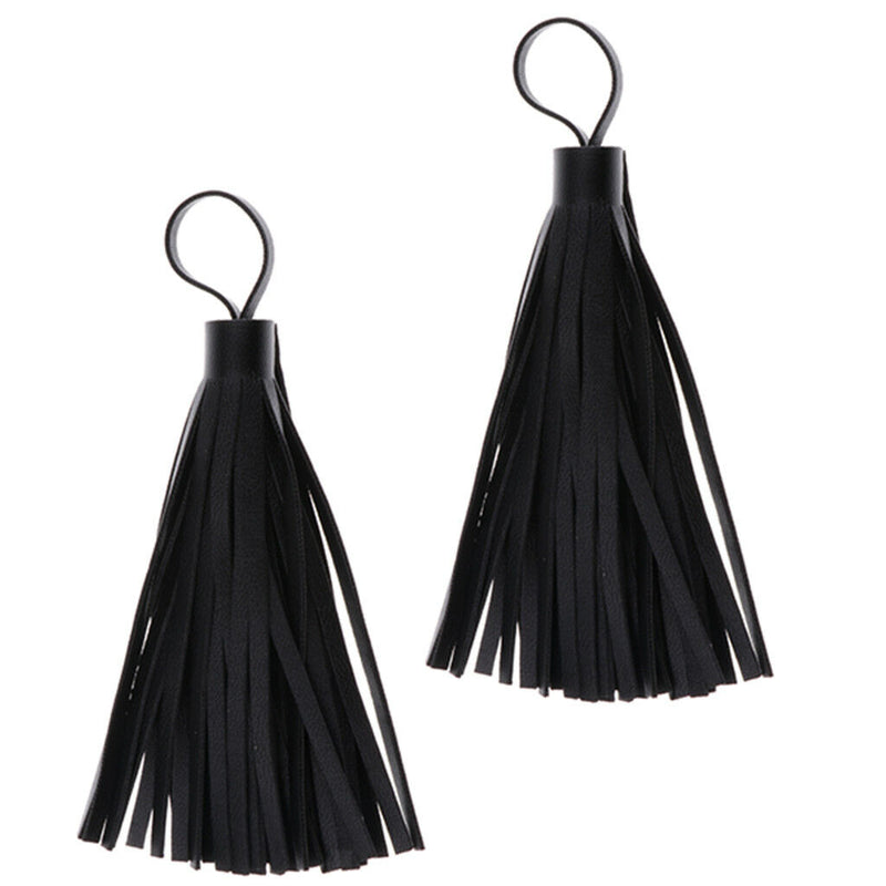 2x Korean Leather Car Handbag Purse Pendant Charm Tassel Keyring Gift Crafts