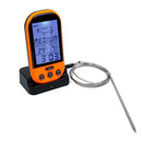 Digital Wireless Meat BBQ Thermometer Oven Food Probe Kitchen Tool (Orange) A