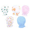 5Pair Soft Cotton Baby Gloves Four Seasons Gloves Newborn Safety Gloves #gib
