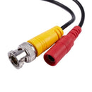 20m 65ft Security Video / Power Cable BNC + RCA plug combination cable for