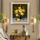 5D Rose Flower DY Diamond Painting Cross Stitch Embroider Yellow