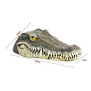 Artificial Crocodile Alligator Head Foam Floating Decoy Pond For Pool Garde P2S2