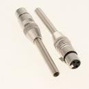 Jack Connector Stereo Female Jack Adapter with Spring Tail Connector