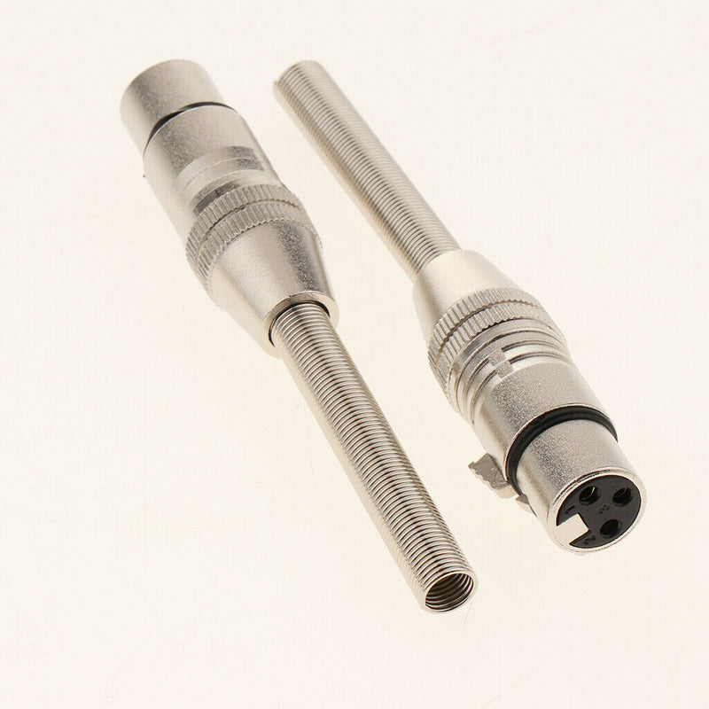 Jack Connector Stereo Female Jack Adapter with Spring Tail Connector
