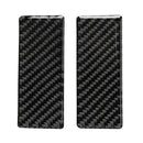 2pcs Carbon Fiber Rear Door Armrest Ashtray Cover Trim for Audi Q7 SQ7 4M 16-19