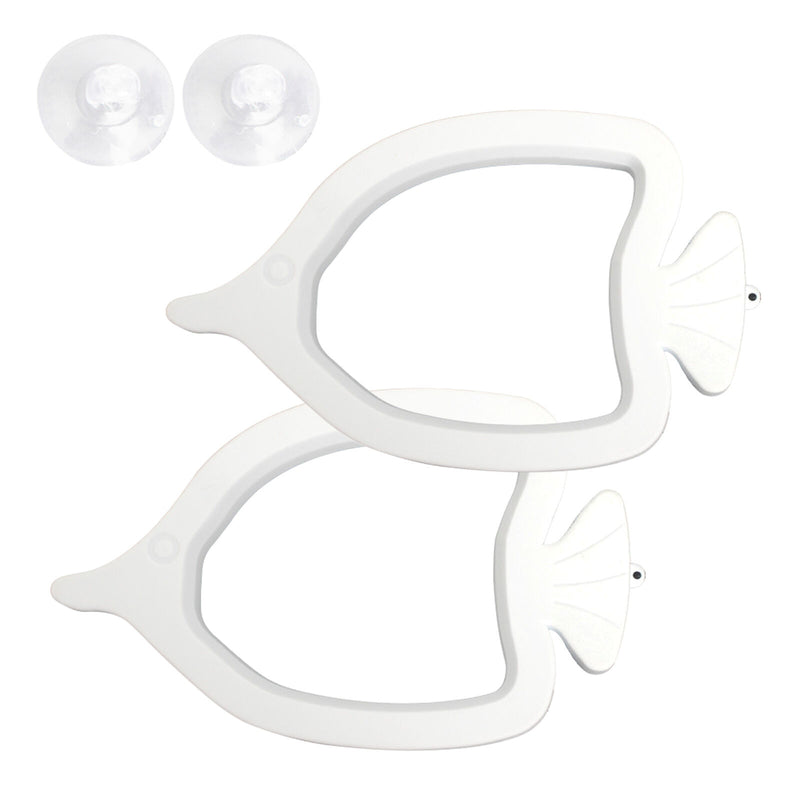 2pcs With Suction Cup Aquarium Feeding Ring Floating Food Circle Pet Supplies