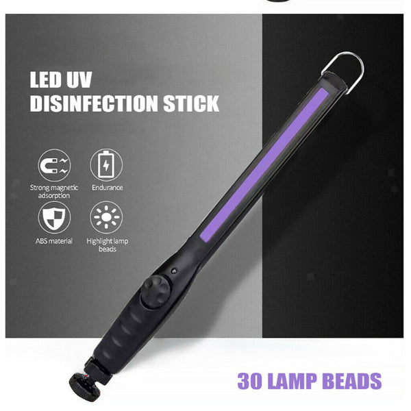 Handheld LED Ultraviolet UV Disinfection Lamp Germicidal Light 3W for Bed