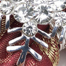 10Pcs Christmas Napkin Rings Alloy Rhinestone Napkin Buckle Napkin Holder S
