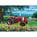 5D DIY Diamond Painting Field Car Full Round Rhinestone Home Art Picture