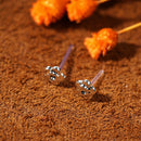 18 Pairs/Set Cute Women Stud Earring Heart Star Shape Mini Metal Jewelry Gift