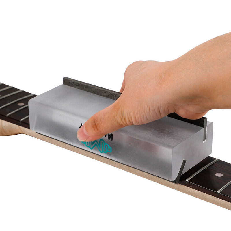 2 in 1 Guitar Fret Bevel-Flush File Fret End Dressing Fret End Edge File