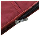 Red Travel Wallet With Closure Zip Document Organiser Passport Ticket