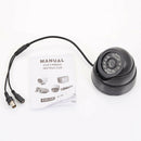 1200TVL 3.6mm 24LED Waterproof Security IR Night Vision CCTV Camera (Black) SN9F