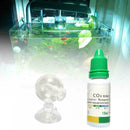 Aquarium Carbon Dioxide CO2 Monitor Glass Ball Drop Indicator Checker PH T3E9