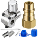 Auto Car With Dust Cap Easy Install Retrofit Valve Fit For 0.95cm Low Side Port
