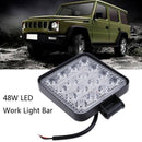 4 Inch 48W LED Work Light Truck OffRoad Tractor Spot Lights 12V 24V SquarME