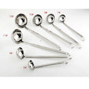 Steel Soup Ladle Long Handle Spoon Convenient Tool Kitchen Accessories 7cm
