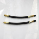 1 pair tire valve extension valve extension, flexible, length 180mm, with caps