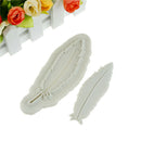 2pcs Feather Silicone Mold Fondant Mold Cake Decorating Tools Chocolate Mould ME