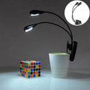 Music Stand Clip On 4Led Light Duel Twin.Reading Lamp`Usb Musician Teacher Gif3C