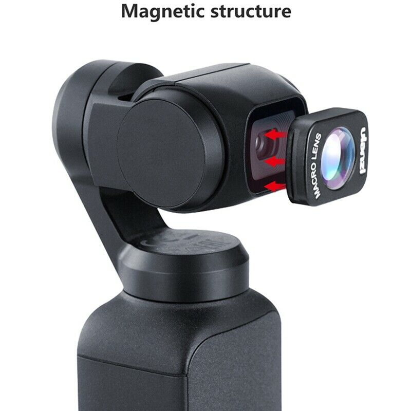 Ulanzi Op-5 Op-6 Wide Angle Macro Lens For Dji Osmo Pocket 10X Hd 4K Macro  V7O1