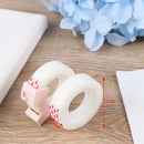 2pcs adhesive tape with small tape cutting invisible tape portable stationery