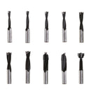2Pcs Carbide 6mm 10mm Cutter Diameter Brad Point Boring Bits Wood Milling Cutter