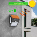 100 Led Solar Light Outdoor Solar Wall Lamp Pir Motion Sensor Waterproof Bu F3B3