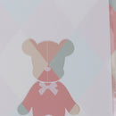 100pcs Bear Candy Cookies Biscuit Baking Packaging Bag Self-adhesive Wedding FT