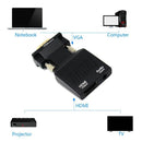 VGA Male to  HDMI Female with Audio Adapter Support 1080P Signal