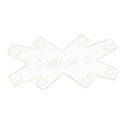 Leather Keyring Key Chain Template Clear Acrylic Pattern Leather Craft Tool