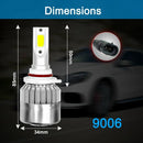 2pcs LED headlight bulb 72W 7600LM LED headlight conversion kit - 6000K Xen E6X2