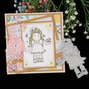 Little Girl Metal Cutting Dies Stencil Scrapbooking Paper M2D3 Craft Cards S0D2