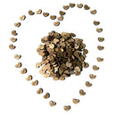 Pack of 200pcs Wooden Heart Wooden Pieces Crafts Rustic Wedding Decoration