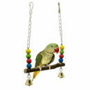1pc Parrot Toys Bird Hanging Swing Cage Decoration Cockatiel Toys Durable B F4C6