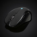 Wireless Mini Bluetooth 3.0 6D 1600DPI Optical Gaming Mouse Mice Laptop Black