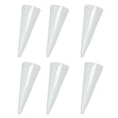 6Pcs Glass Air Hydroponic Planter Holder Conical Plant Terrarium Home Decors