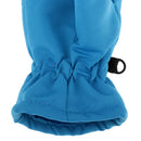 Winter Snow Ski Gloves Waterpoof Warm Snowboard Gloves for Boys Girls Blue M