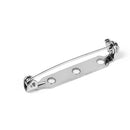 50pcs Sier Plated Brooch Ba Bar Pins Jewelry Findings Tools 32mm
