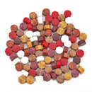 100pcs Retro Octagon Sealing Wax Grain Fire Painting Pill Stamping Envelope