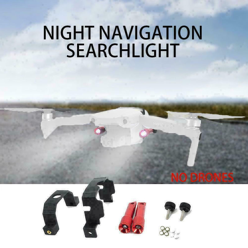 Mini Night Flying LED Searchlight Navigation Light Mavic For DJI Air Set 2 G8I5